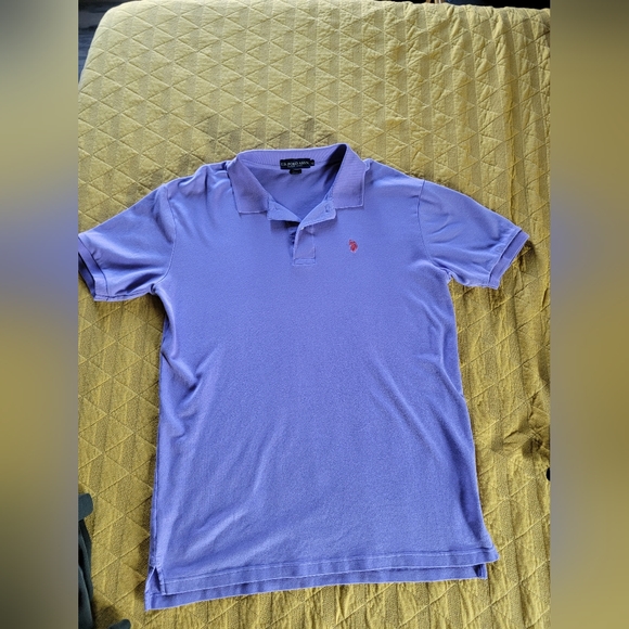 Lot of 2 US Polo Assn 100% cotton men's collared shirts. - Picture 8 of 11